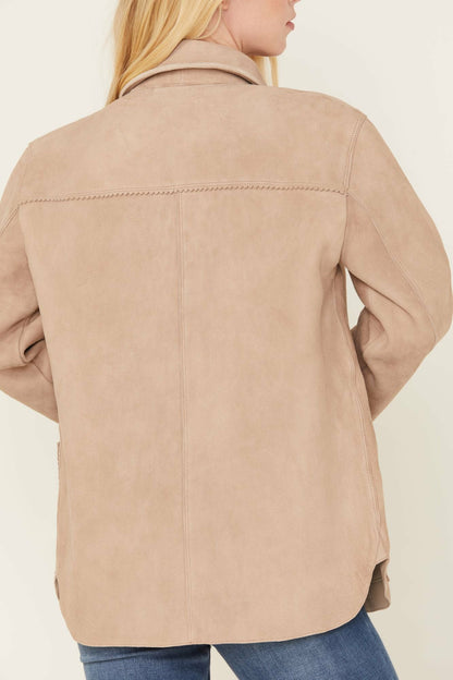 Women Daiseta Suede Shacket Jacket | Idyllwind