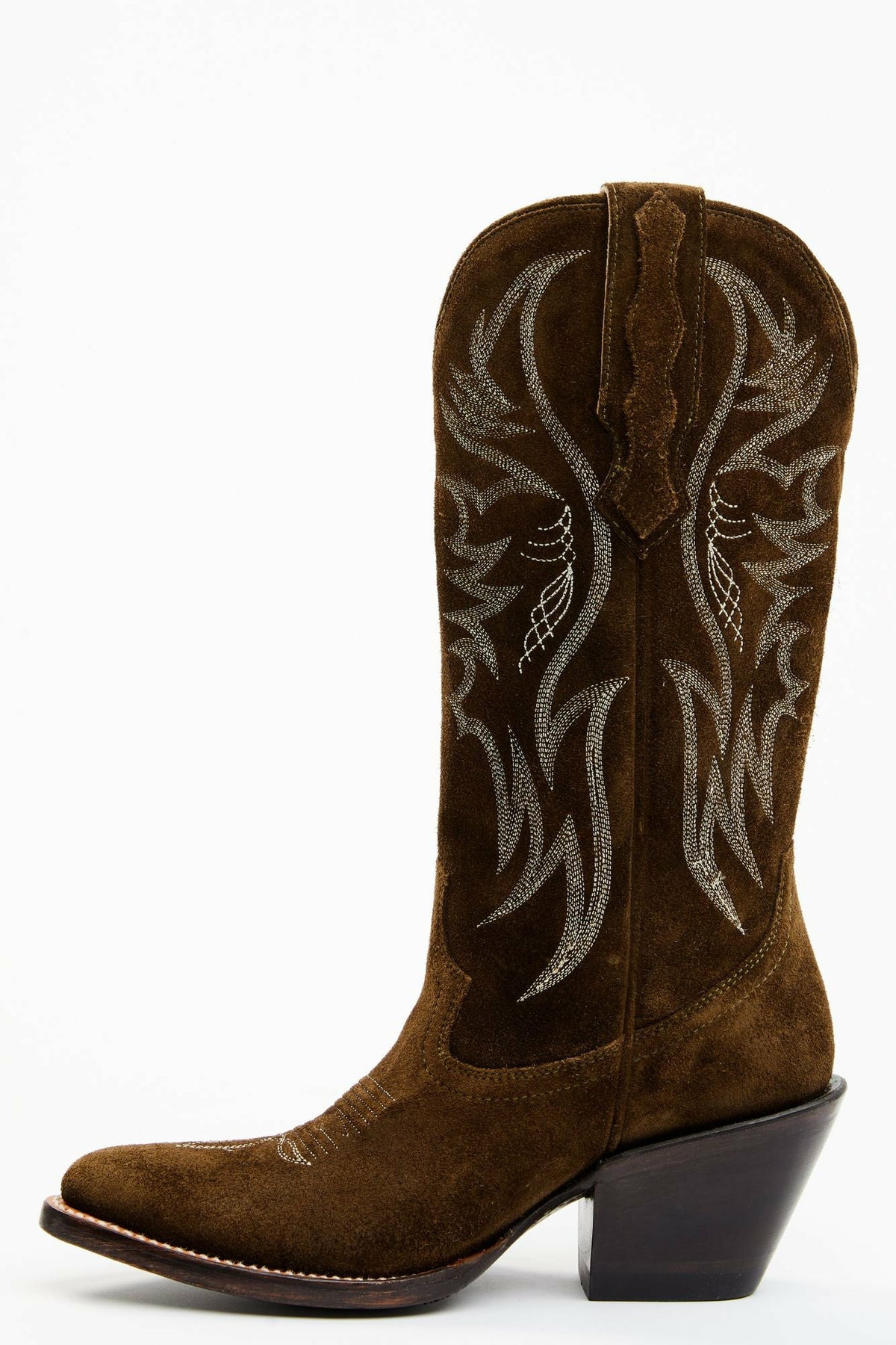 Women Charmed Life Olive Suede Western Boots - Round Toe | Idyllwind