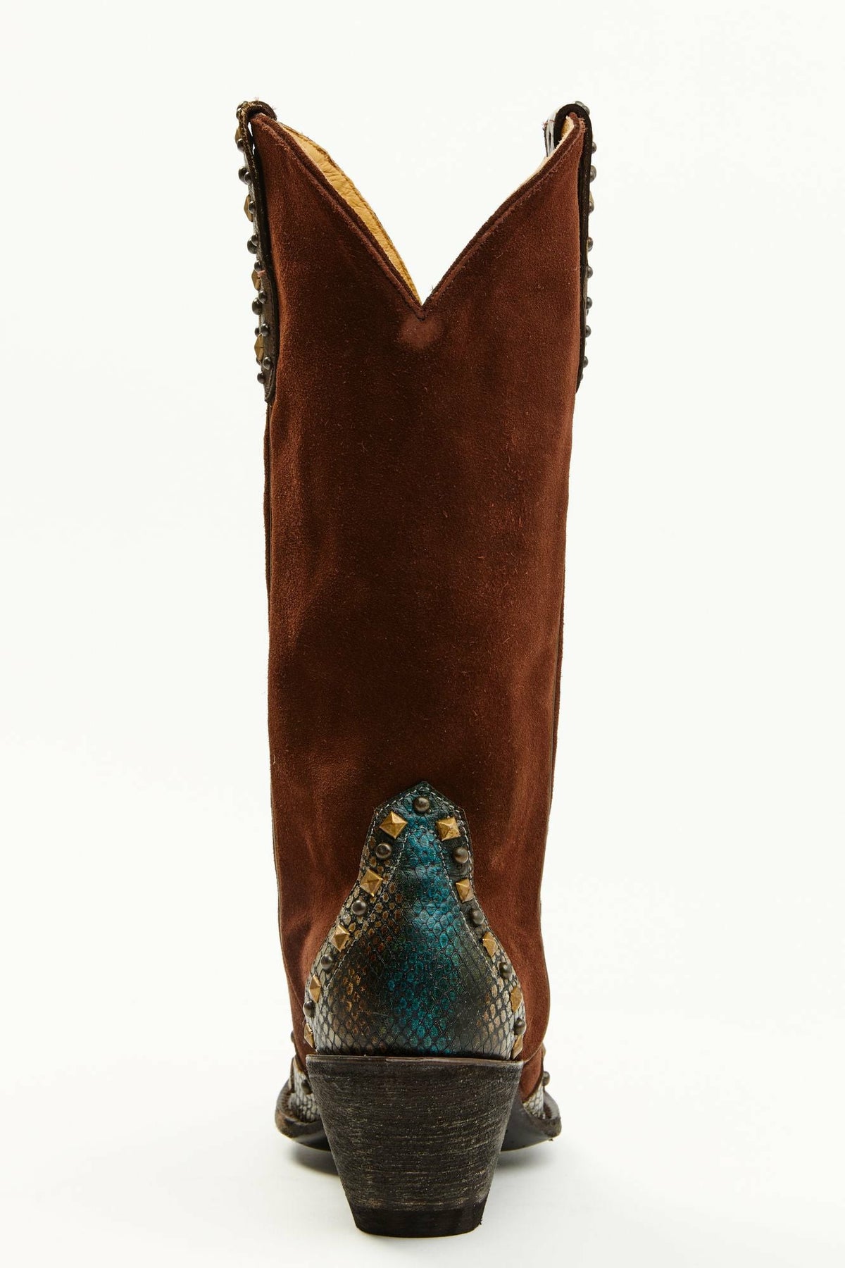 Women Leap Snake Suede Leather Western Boots - Snip Toe | Idyllwind