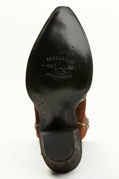 Women Leap Snake Suede Leather Western Boots - Snip Toe | Idyllwind