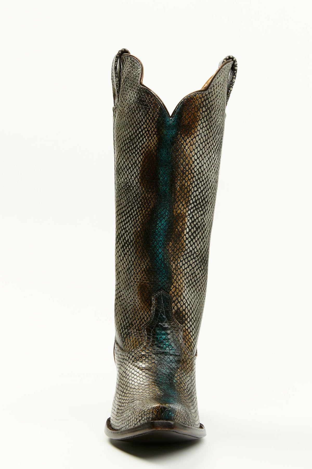 Women Strut Snake Print Leather Western Boots - Snip Toe | Idyllwind