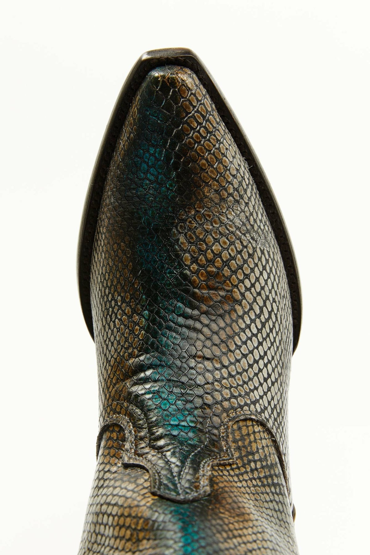 Women Strut Snake Print Leather Western Boots - Snip Toe | Idyllwind