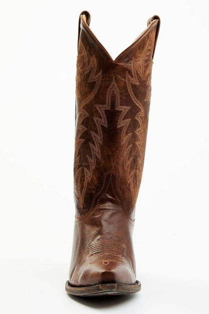 Women Wheeler Brass Brown Western Performance Boots - Snip Toe | Idyllwind