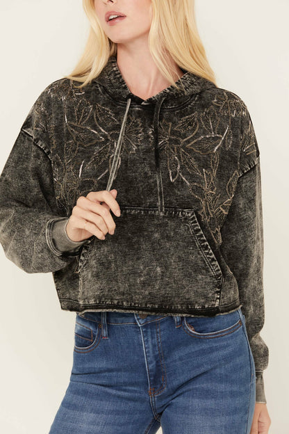 Women Jensen Embroidered Hooded Sweatshirt | Idyllwind
