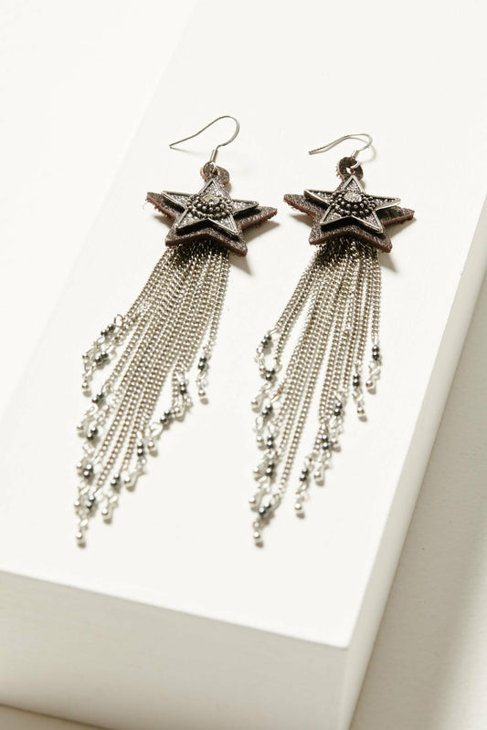 Women Emerson Star Fringe Earrings | Idyllwind