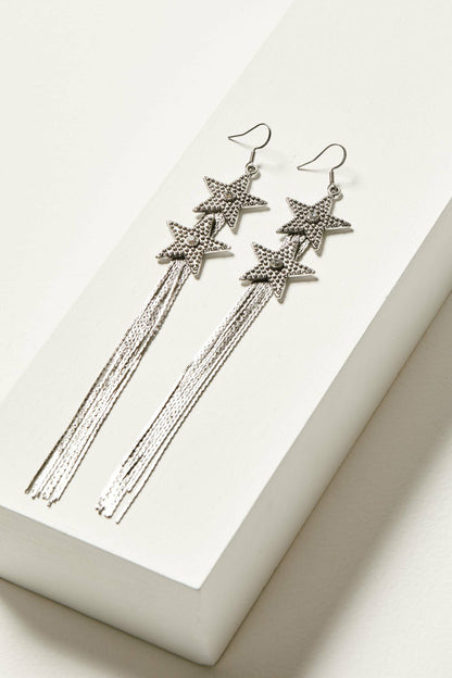 Women Skyline Star Fringe Earrings | Idyllwind