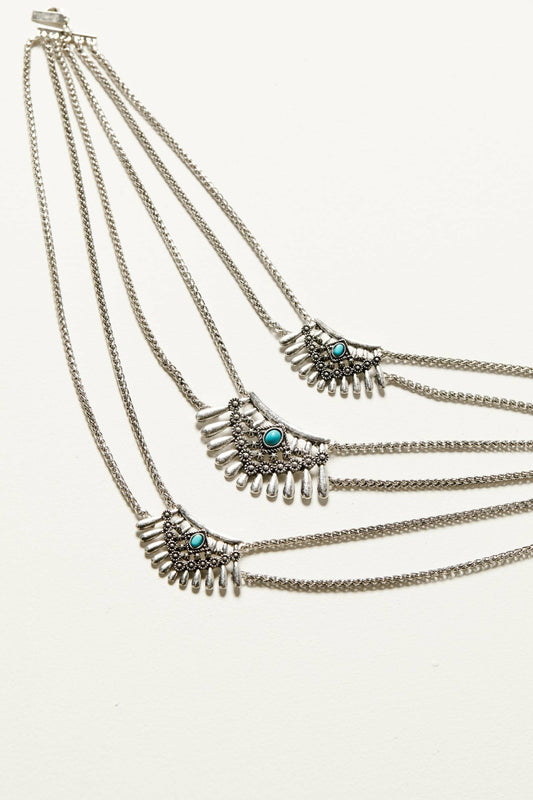 Women Montgomery Silver Multi-Strand Necklace | Idyllwind