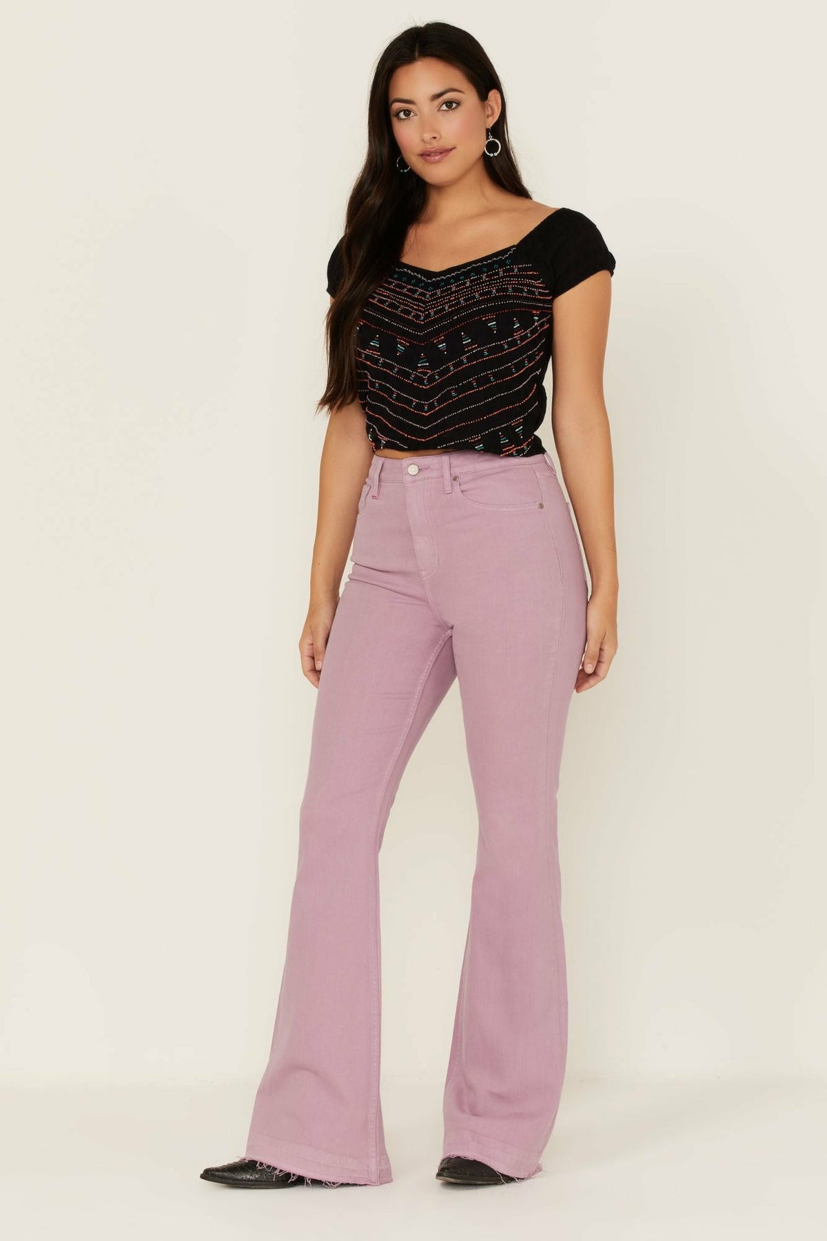 Women Dusty High Rise Flare Jeans | Idyllwind