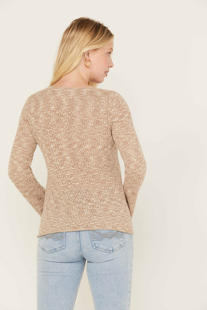 Women Ranger Pointelle Henley Top | Idyllwind