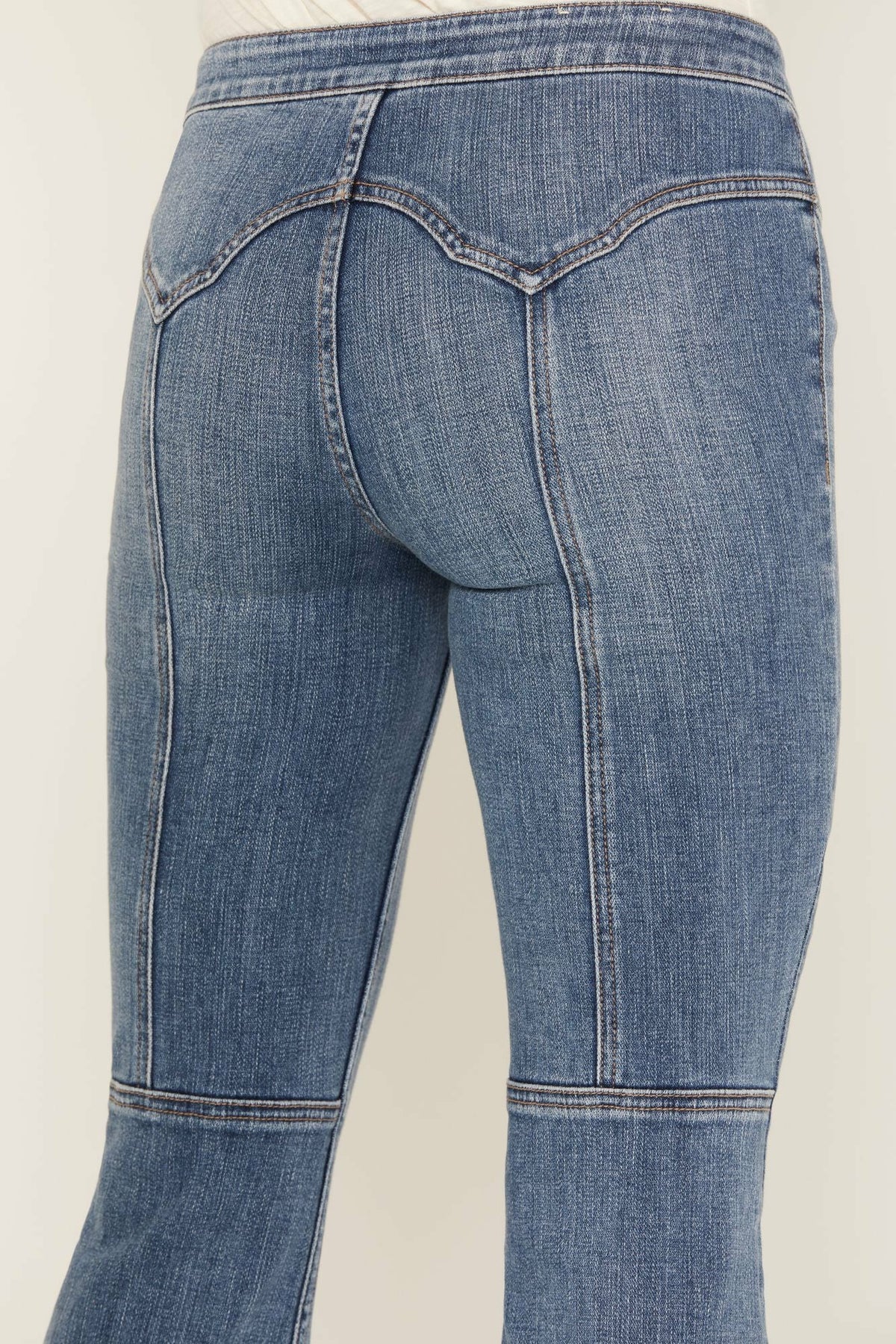 Women Copper Ridge Low Rise Lace Up Flare Jeans | Idyllwind