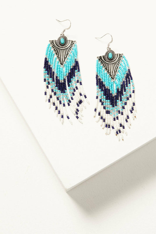 Women Lenox Beaded-Fringe Earrings | Idyllwind