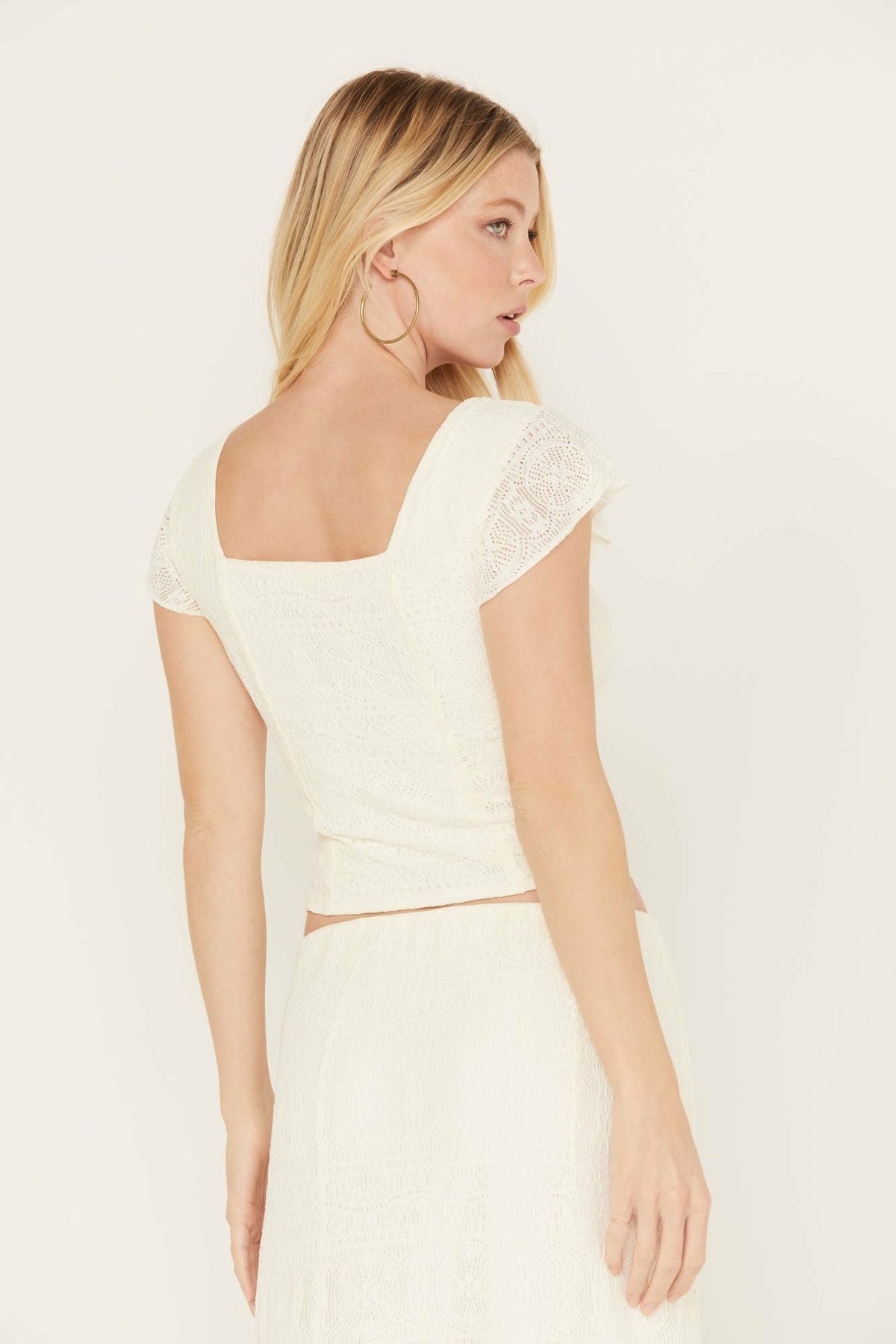 Women Montana Western Lady Lace Cropped Top | Idyllwind
