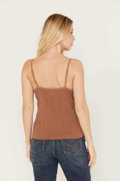 Women Ella Texture Cable Tank Top | Idyllwind