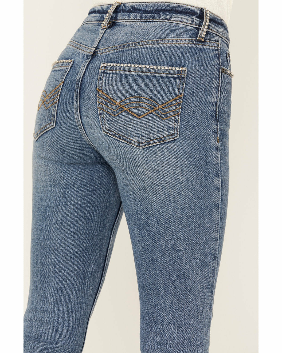 Women Foxwood High Risin' Rhinestone Flare Jeans | Idyllwind