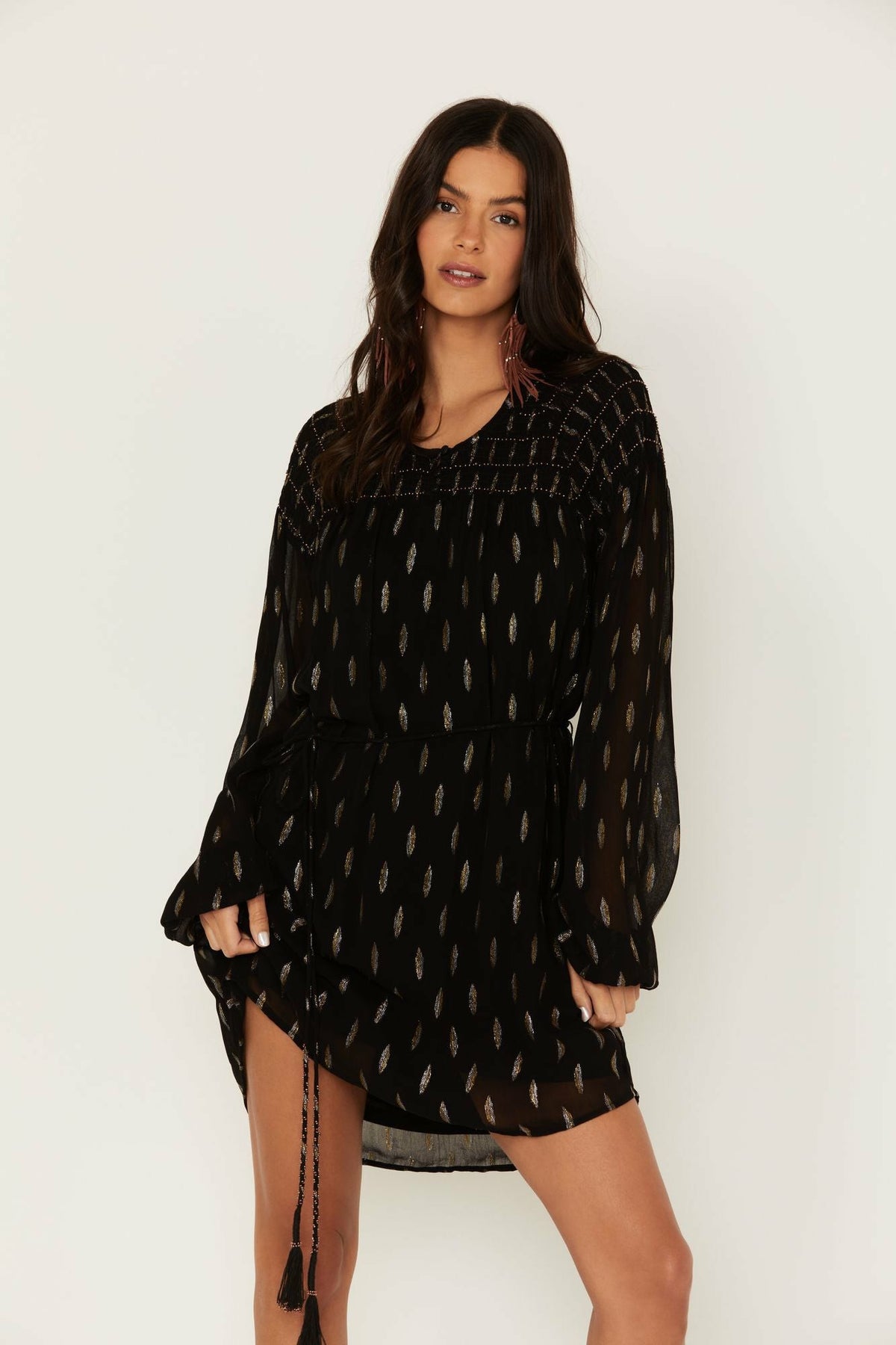 Women Jolly Metallic Clip Dot Dress | Idyllwind