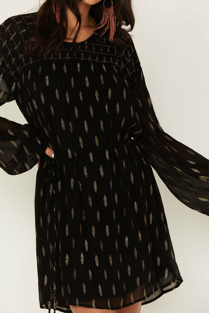 Women Jolly Metallic Clip Dot Dress | Idyllwind