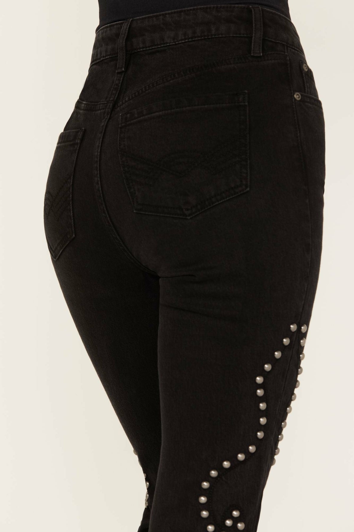 Women Alameda High Risin Studded Stretch Flare Jeans | Idyllwind