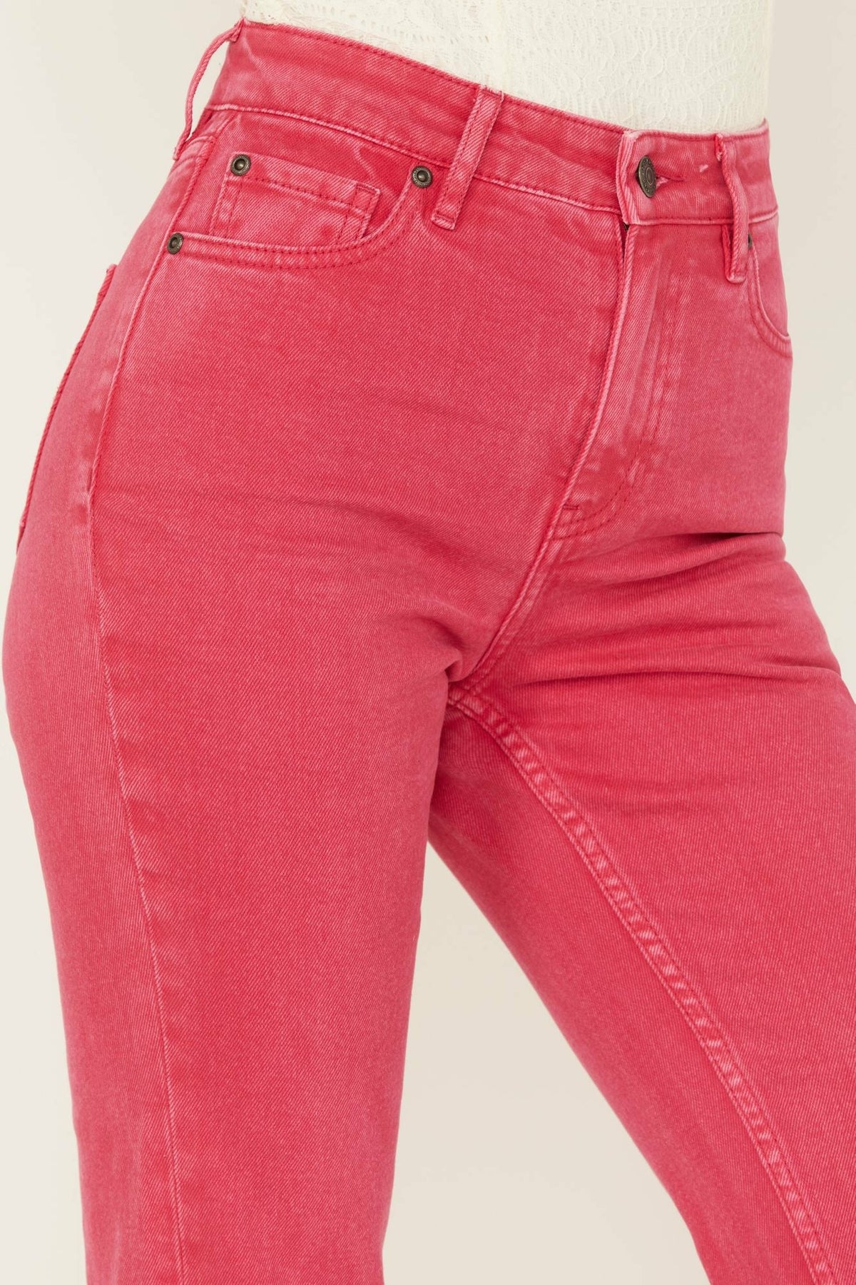 Women Cherry High Risin Kick Stretch Flare Jeans | Idyllwind