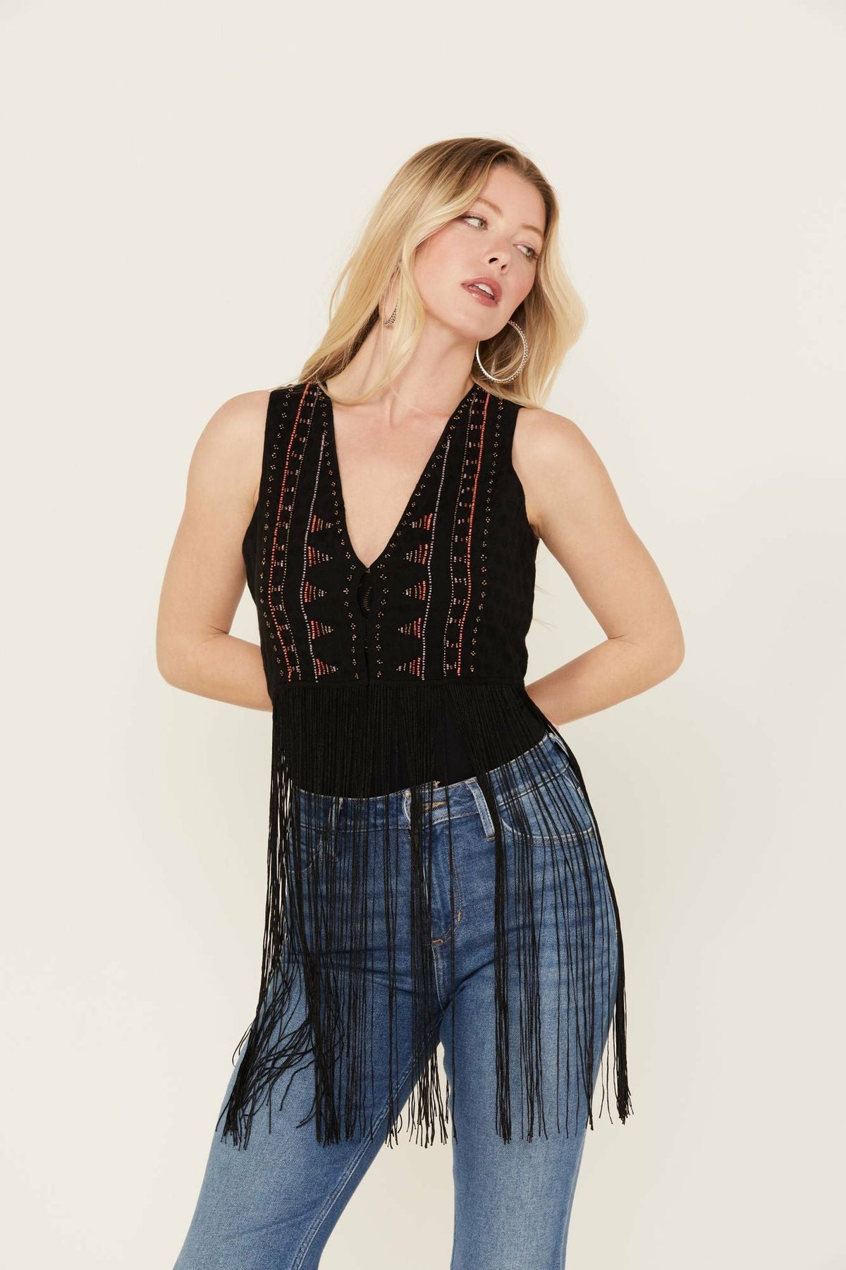 Women Juniper Beaded Vest | Idyllwind