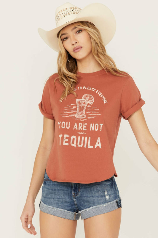 Women Stop Trying To Please Everyone Short Sleeve Graphic Tee | Idyllwind