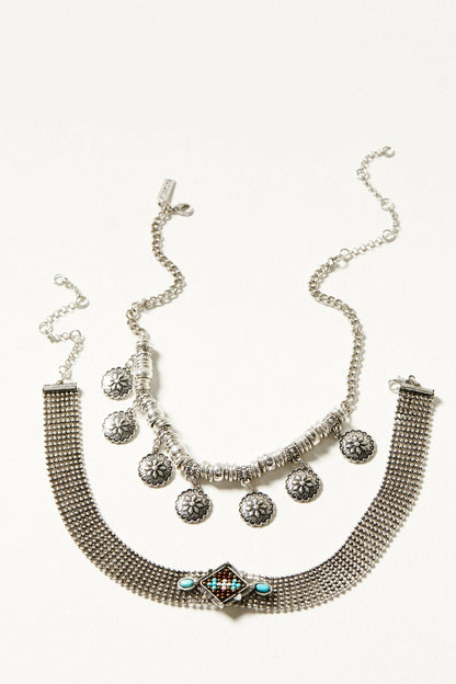 Women Lantana Choker Necklace Set | Idyllwind