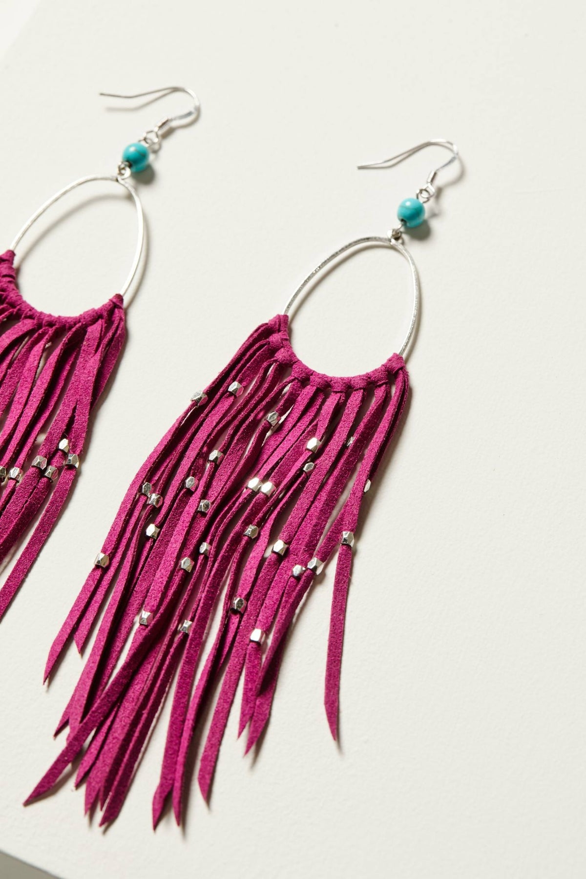 Women Marcella Fuchsia Fringe Earrings | Idyllwind