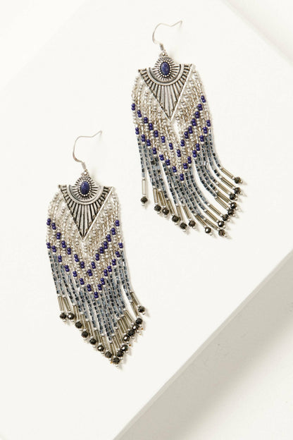Women Lenox Beaded-Fringe Earrings | Idyllwind