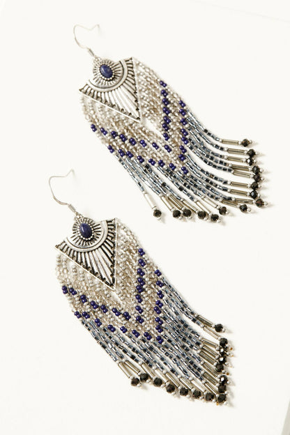 Women Lenox Beaded-Fringe Earrings | Idyllwind