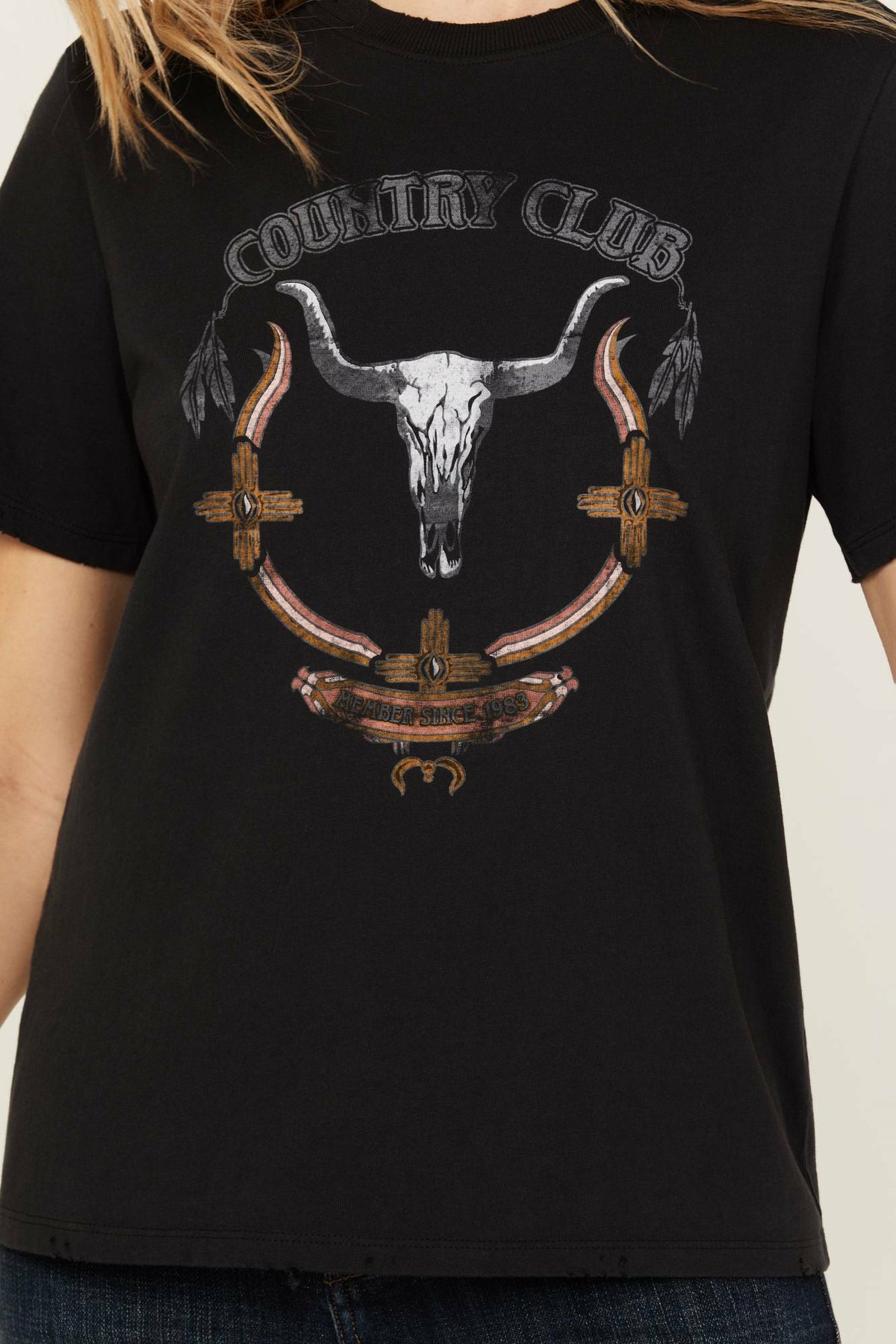 Women Country Club Graphic Short Sleeve Trustee Tee | Idyllwind