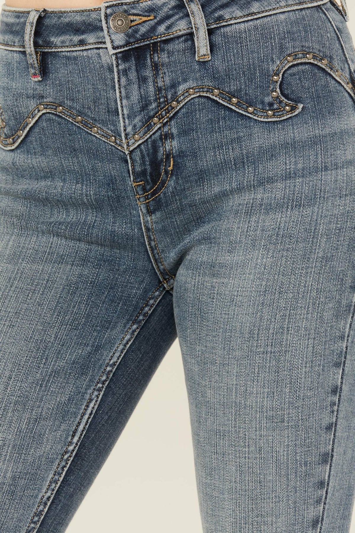 Women Beasley Gypsy High Rise Western Yoke Stretch Bootcut Jeans | Idyllwind