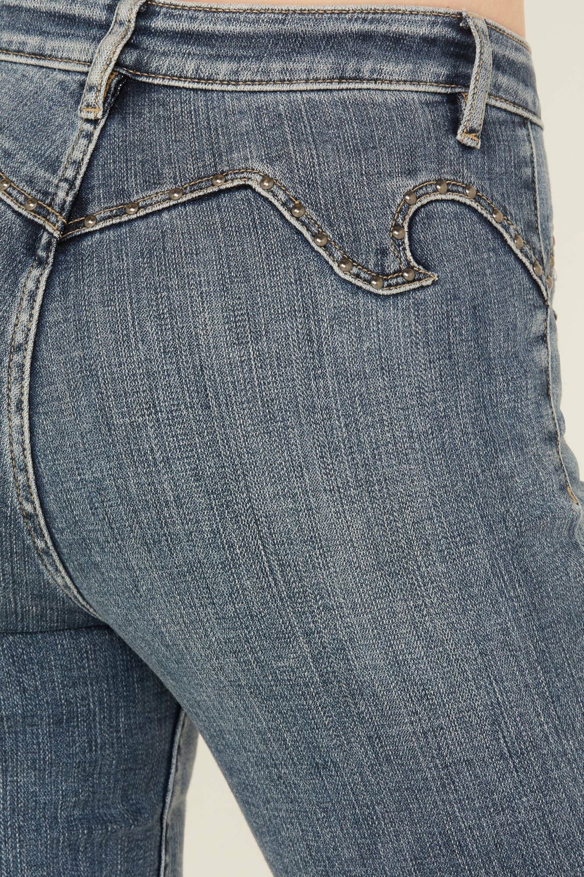 Women Beasley Gypsy High Rise Western Yoke Stretch Bootcut Jeans | Idyllwind