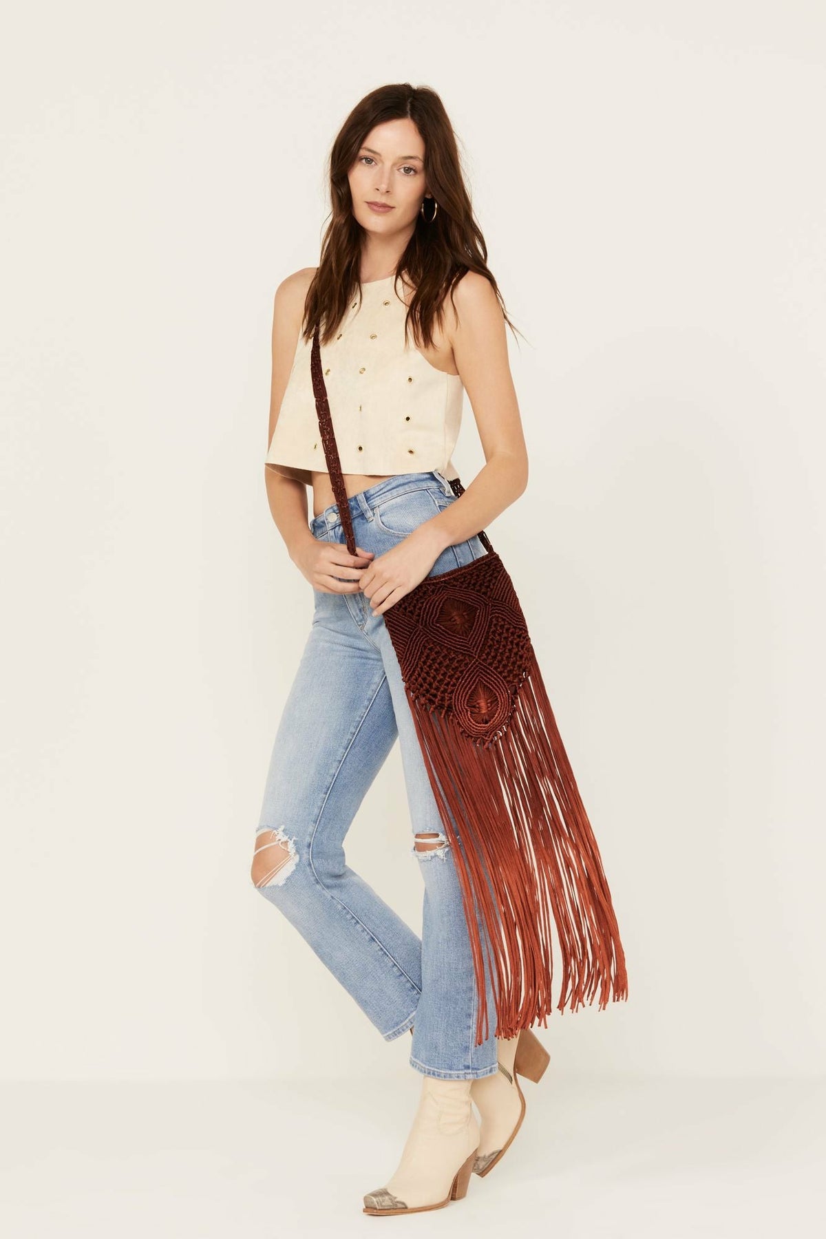 Women Sevilla Macrame Crossbody | Idyllwind