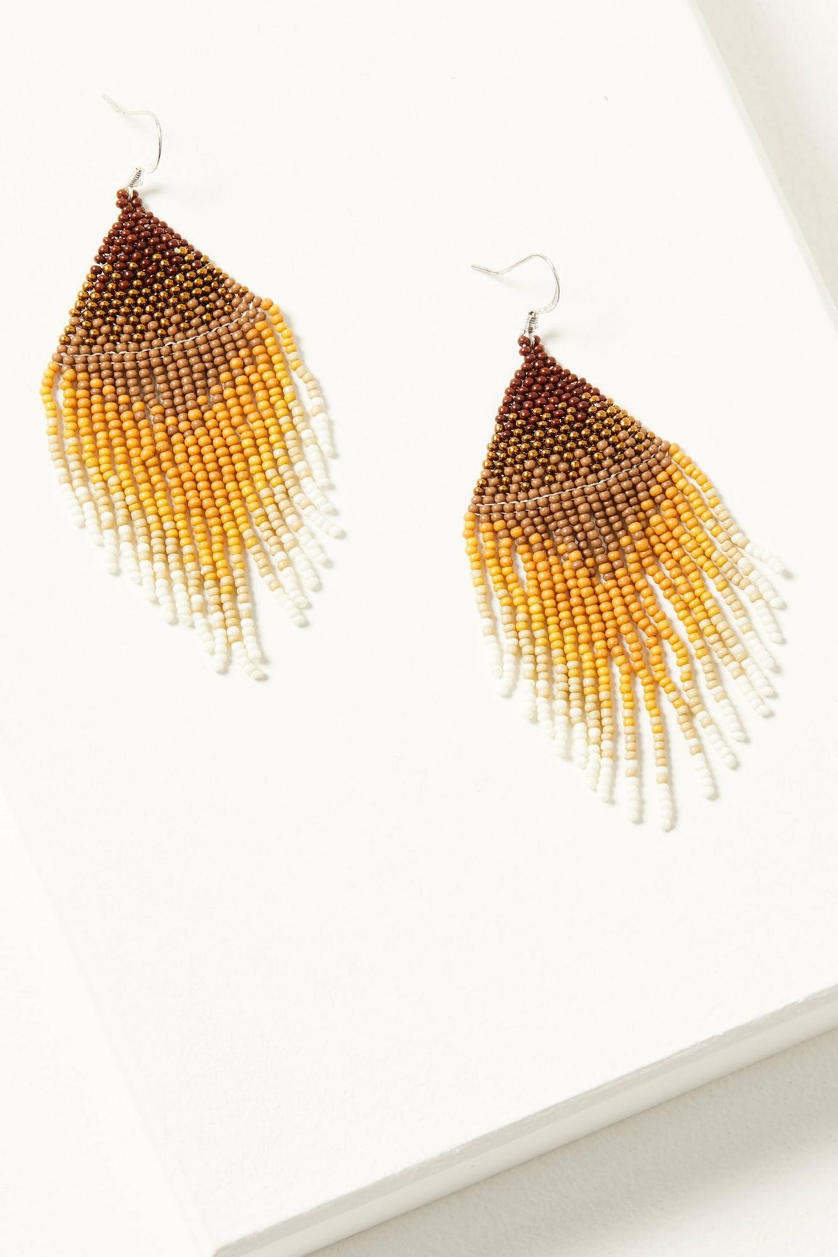 Women Copperlily Seed Bead Fringe Earrings | Idyllwind