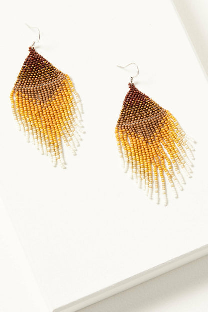 Women Copperlily Seed Bead Fringe Earrings | Idyllwind