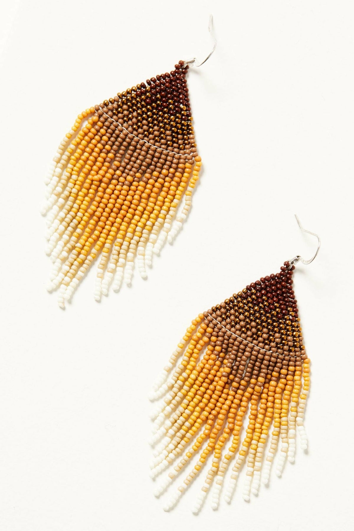 Women Copperlily Seed Bead Fringe Earrings | Idyllwind