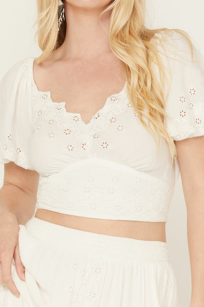Women Peony Cropped Top | Idyllwind