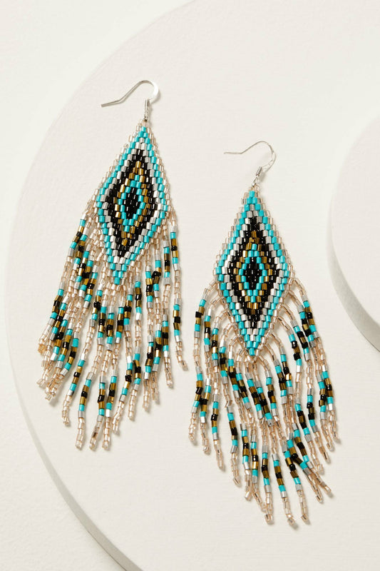 Women Lola Beaded Fringe Earrings | Idyllwind