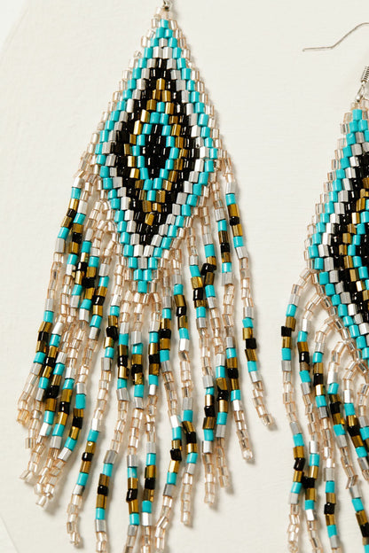 Women Lola Beaded Fringe Earrings | Idyllwind