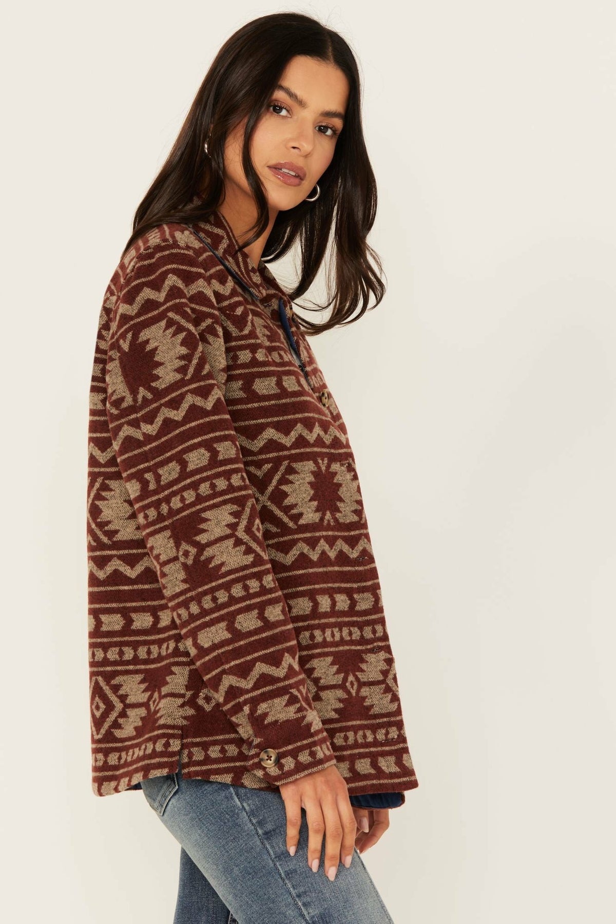 Women Marie Southwestern Print Shacket | Idyllwind
