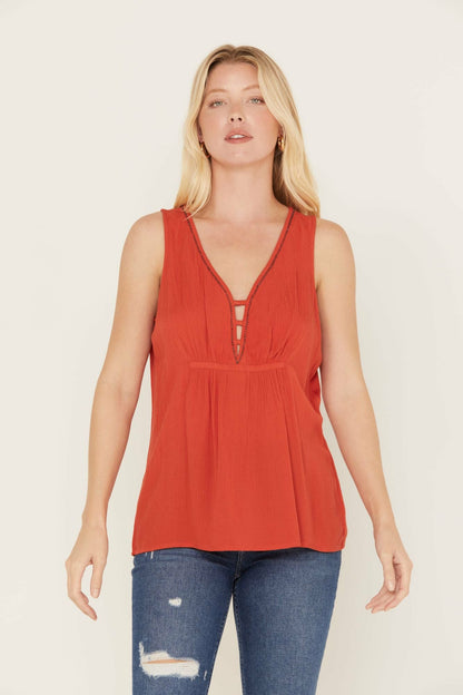 Women Rowan Embellished Tank Top | Idyllwind