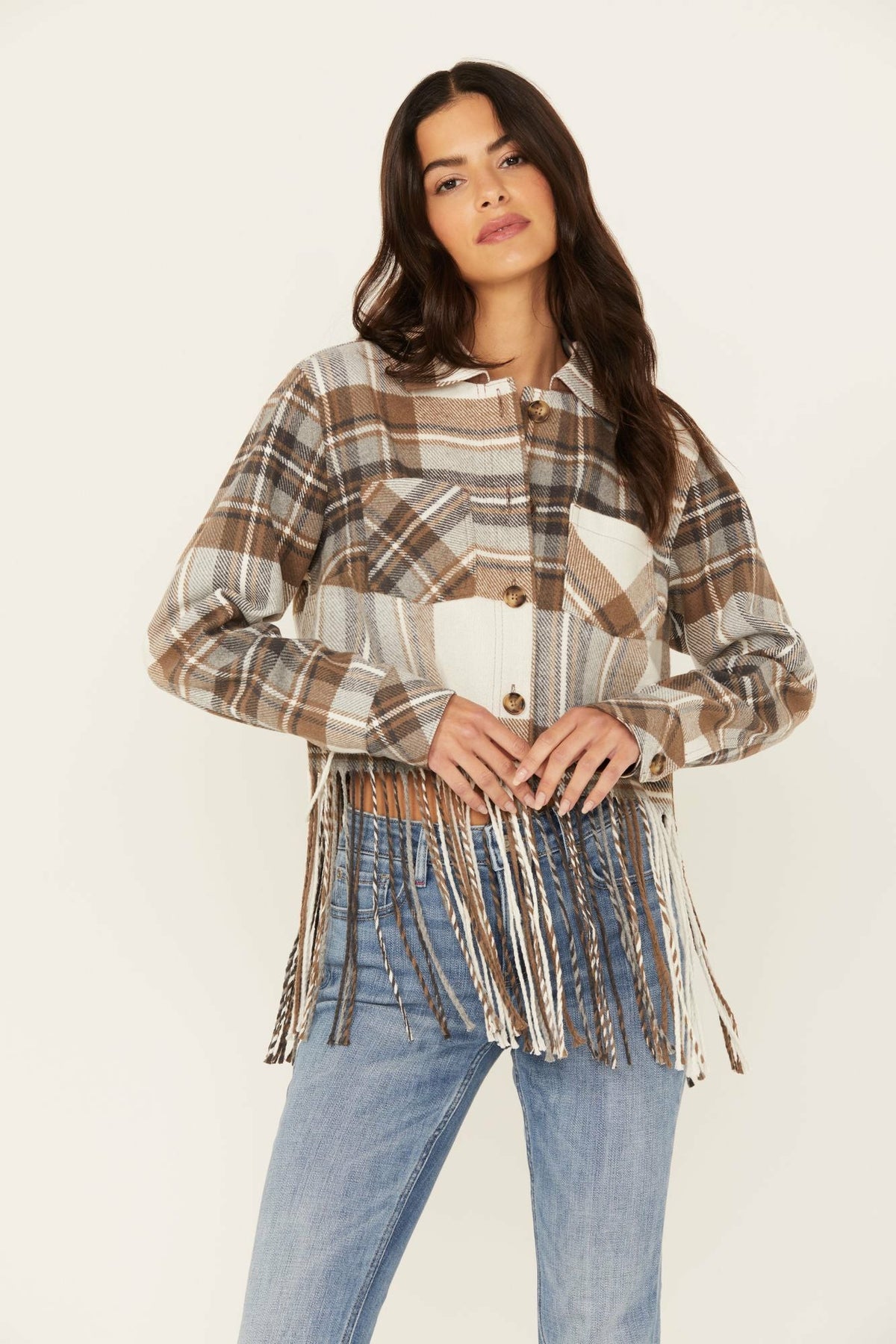 Women Walker Cropped Fringe Jacket | Idyllwind