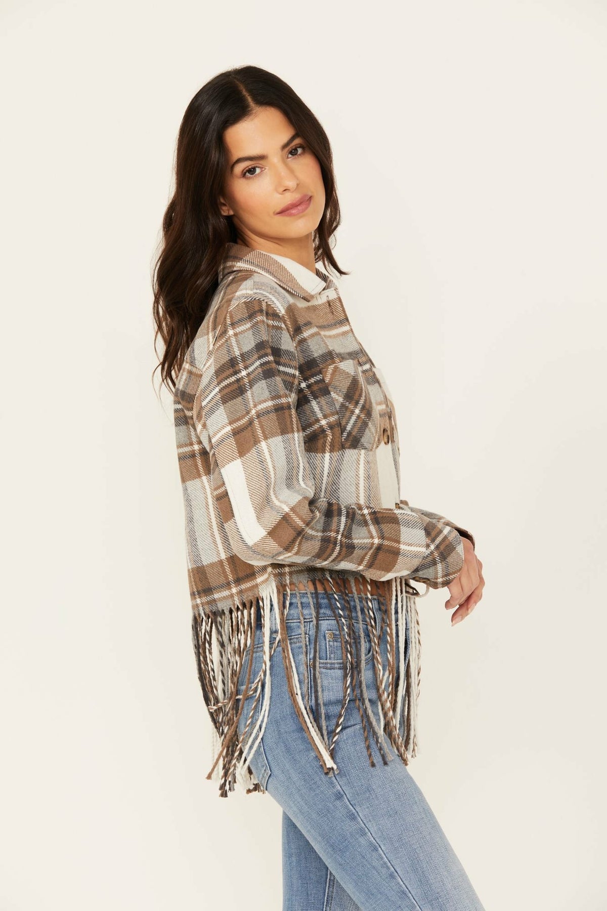 Women Walker Cropped Fringe Jacket | Idyllwind