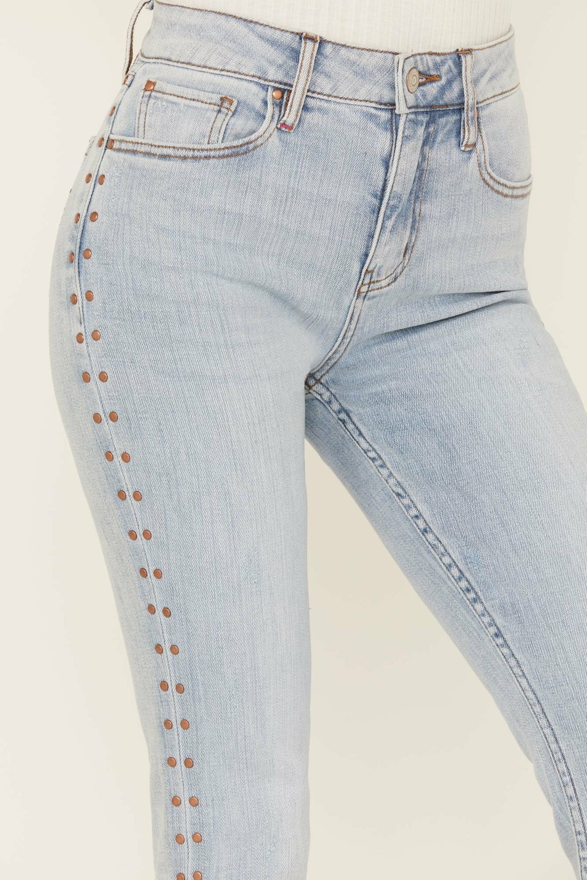 Women Granada Gypsy High Rise Studded Side Seam Bootcut Jeans | Idyllwind