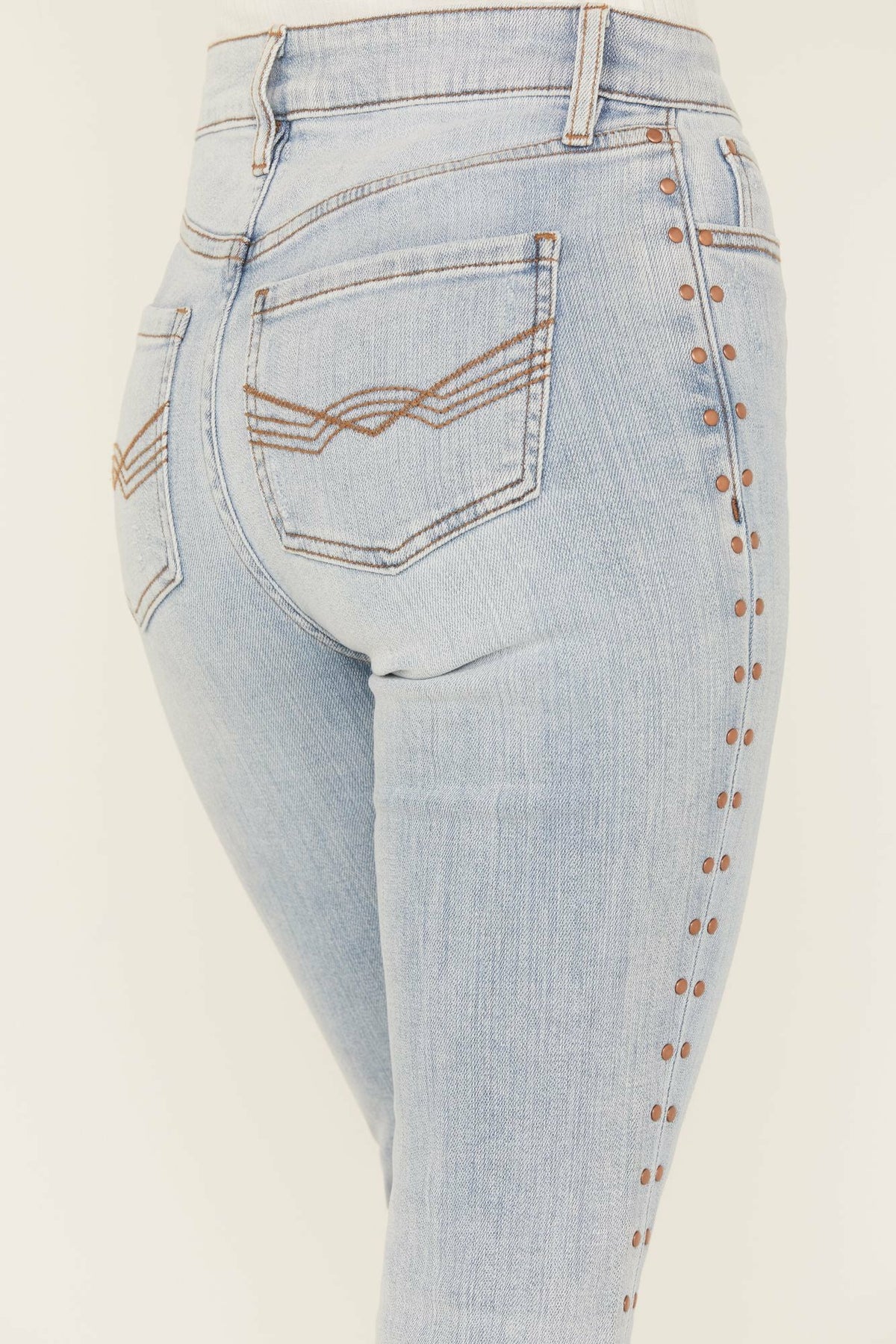 Women Granada Gypsy High Rise Studded Side Seam Bootcut Jeans | Idyllwind