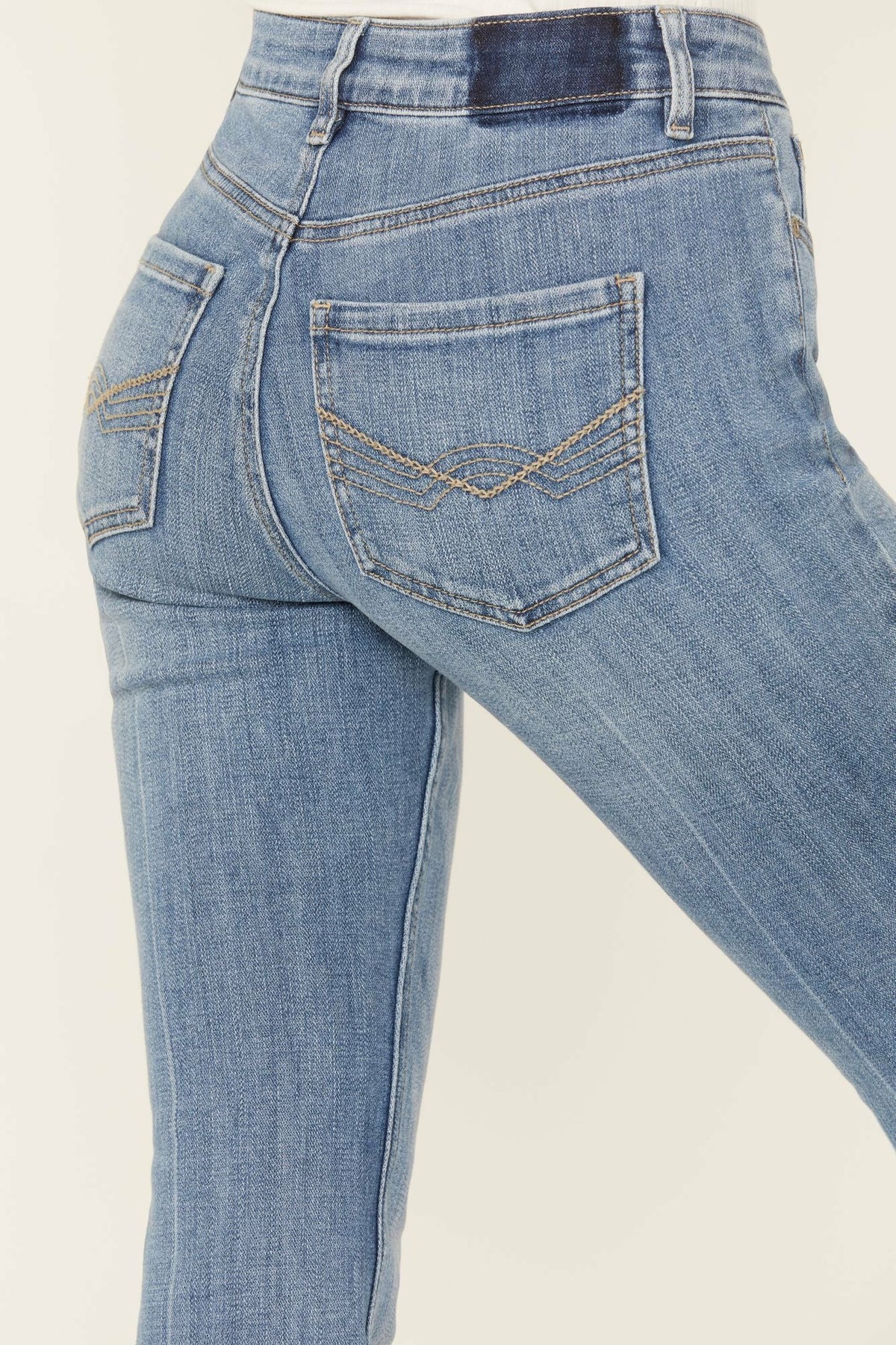 Women Atwood Light Wash Rebel Mid Rise Stretch Bootcut Jeans | Idyllwind
