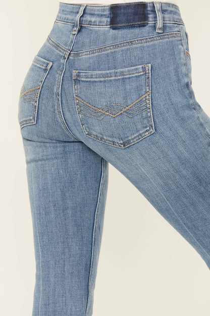 Women Atwood Light Wash Rebel Mid Rise Stretch Bootcut Jeans | Idyllwind