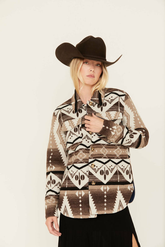Women Addy Southwestern Print Shacket | Idyllwind