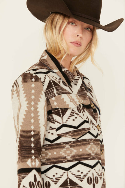 Women Addy Southwestern Print Shacket | Idyllwind