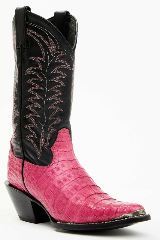 Women All In Exotic Caiman Western Boots - Pointed Toe | Idyllwind
