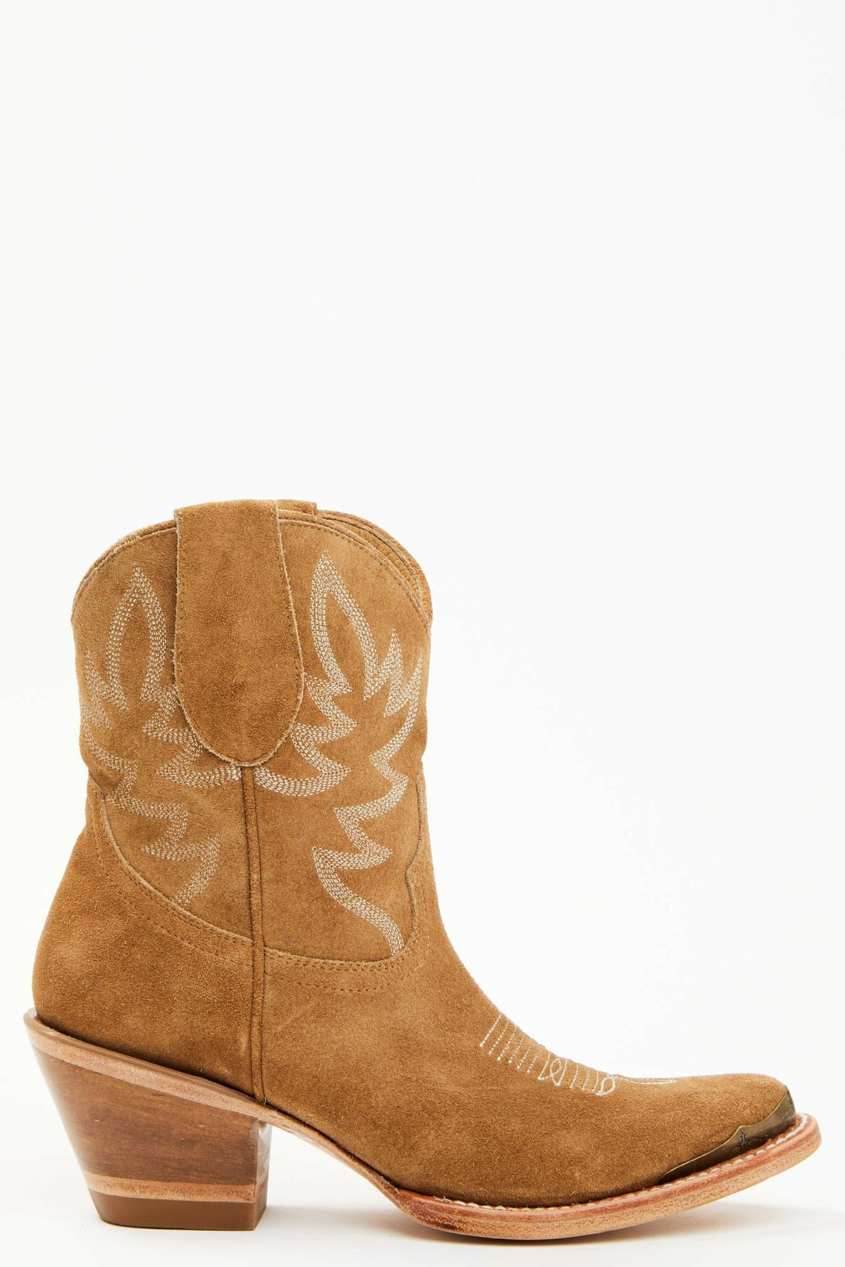 Women Wheels Sand Suede Western Booties - Round Toe | Idyllwind